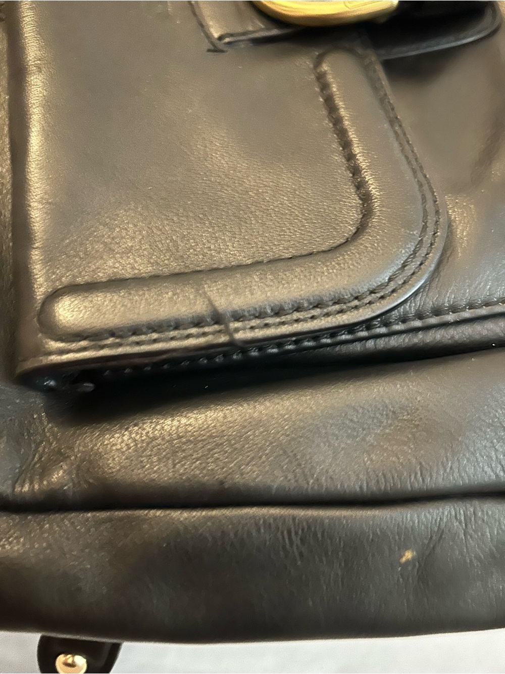 Coach Campbell Black Leather Hobo - Picture 10 of 16